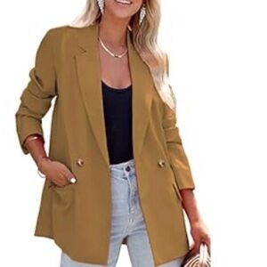 Elegant Women's Brown Blazer by ArtFree - New